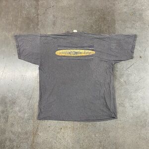 Vintage Ocean Pacific OP Grey Surf Graphic T-Shirt Boxy Men’s‎ XL